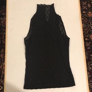 High Neck Lace Top